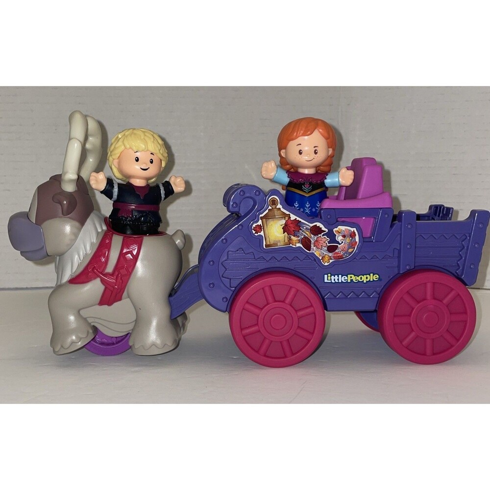 Fisher Price Little People Disney Princess Anna, Kristoff, and Wagon Frozen